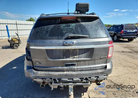 2015 Ford Explorer Limited из США, поврежденный, VIN 1FM5K8F88FGC26309